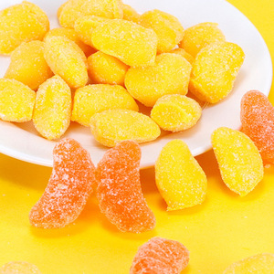 Bonbons gélifiés double saveur orange et mangue, assortiment de bonbons à mâcher, boîte de 338g, friandises pour enfants, vente en gros - Product Image 2