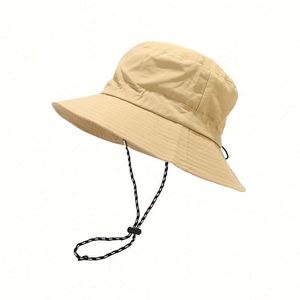 Sombrero de Pescador Personalizado con Logotipo para Hombre, Protección Solar, Impermeable, de Secado Rápido, con Cordón, 100% Lona de Algodón, para las Cuatro Estaciones - Product Image 5
