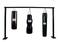 Soporte Multifuncional de Acero para Gimnasio en Casa con Saco de Boxeo para Ejercicio