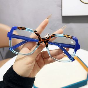 Monture de lunettes Maxfree, pour femme, visage large, yeux fins, sans ordonnance, miroir plat - Product Image 5