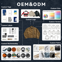 Veste cargo camouflage pour homme OEM ODM, veste de travail tactique à capuche à imprimé abstrait, manteau d'extérieur imprimé, veste camouflage pour homme