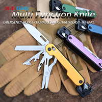 Couteau de poche tactique pliable multi-outils en acier inoxydable de survie pour le camping, nouvelle récolte de 2026, dernier modèle, avec ciseaux