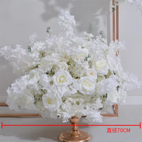 Nouvel ensemble professionnel de fleurs de cerisier en soie de luxe, indéchirable, idéal pour la décoration de centres commerciaux, salles d'exposition et scènes.