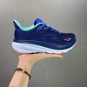 Zapatillas Deportivas de Alta Calidad <span class=keywords><strong>para</strong></span> Hombre y Mujer, Modelo Clifton 9 One, Color Arena, Triple Negro, Blanco y Gris, Estilo <span class=keywords><strong>para</strong></span> Caminar al Aire Libre - Product Image 4