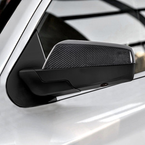 Cubierta de Espejo Retrovisor de Fibra de Carbono 308mm x 80mm Para Chevrolet GMC Silverado Juego Completo - Product Image 2
