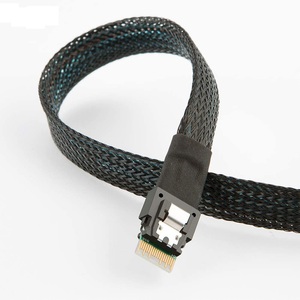 MiniSAS HD SFF8643 çift bağlantı noktalı SlimSAS sff8server sunucu ana kart dizisi kartı veri kablosu - Product Image 4