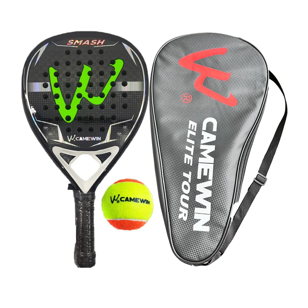 مضرب تنس padel الشهير المخصص 3k 12k 18k eva foam padel padel