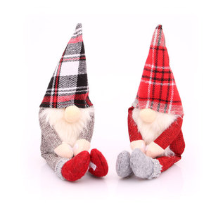 Decoraciones navideñas para el hogar, soporte para botellas de vino navideño, decoración para vino, muñeco de Papá Noel, soporte/funda para vino - Product Image 5