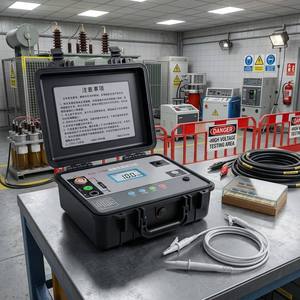 Megóhmetro Digital Portátil de Alta Tensión para Pruebas de Aislamiento de Cables, Motores y Transformadores - Product Image 2