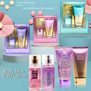 Coffret Cadeau Lait Corporel Parfumé <span class=keywords><strong>Victoria</strong></span> pour Femme – Édition Internationale aux Senteurs Lavande, Fraise, Jasmin, Citron – Grandes Explosions Olfactives - Product Image 1