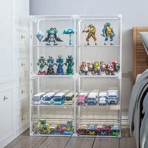 Large Dustproof Waterproof Multi-layer Collectible Action Figures Acrylic <strong>Display</strong> <strong>Case</strong> with Transparent Cover - Product Image 6