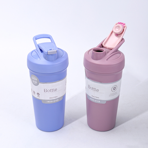 2025 नया डिजाइन 24oz डबल दीवार स्टेनलेस स्टील स्पोर्ट्स प्रोटीन शेकर कप पोर्टेबल कस्टम लोगो शेकर बोतल - Product Image 2
