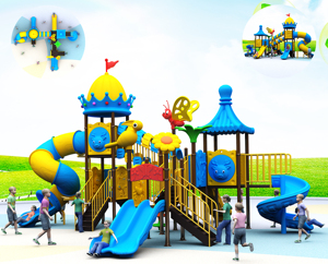 Thiết bị sân chơi trẻ em thương mại ngoài trời trượt ống kết hợp sân chơi ngoài trời lớn - Product Image 5