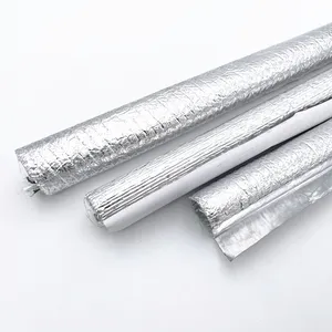 Factory price self closing aluminum foil fiberglass sleeve for cable protection