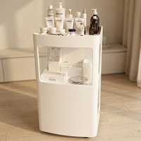 Chariot de Salon Élégant Haut de Gamme et Étagère de Traitement Spa avec Lits de Massage pour Utilisation en Spa, Salon de Coiffure et Bien-être