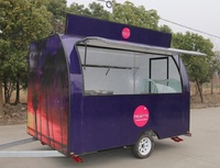 Présentoir mobile pour extérieur, stand de présentation, nouveau design, en acier inoxydable, chariot à crème glacée et yaourt, kiosque alimentaire, à vendre,