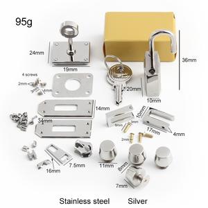 Sac en <span class=keywords><strong>palladium</strong></span> Hardwareherrajes Para Bolsos dames sac accessoires serrure et bouton matériel sac à main laiton plaqué or - Product Image 2