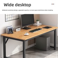 Table d'ordinateur moderne simple bureau d'étude de chambre à coucher bureau à domicile bureau à panneau de bois pour le travail d'étudiant utilisation de l'ordinateur bureau de travail