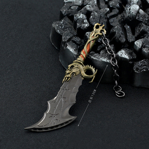 Porte-clés en alliage de Zinc, petit jouet épée dieu de la guerre Kratos <span class=keywords><strong>Chaos</strong></span> <span class=keywords><strong>Blade</strong></span> 13cm 54g - Product Image 2