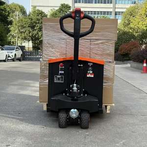 รถยกพาเลทไฟฟ้าไฮดรอลิก 3 ตัน ล้อยางตันคู่ มอเตอร์กำลังสูง สำหรับขนย้ายสินค้าบนพื้นคลังสินค้าที่มีหลุมบ่อ - Product Image 2