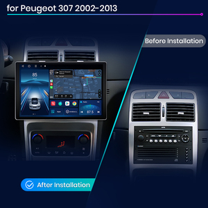 Junsun X7 MAX pour Peugeot <span class=keywords><strong>307</strong></span> 307CC 307SW 2002 - 2013 2K HD écran sans fil CarPlay Android Auto autoradio multimédia - Product Image 2
