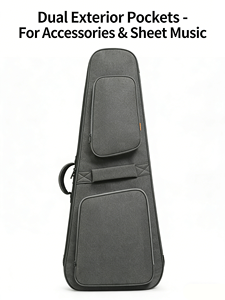 Funda para Bajo Eléctrico con Logotipo Personalizado, Funda Acolchada Impermeable con Bolsillos Dobles, Estuche de Transporte Portátil para Bajo - Product Image 3