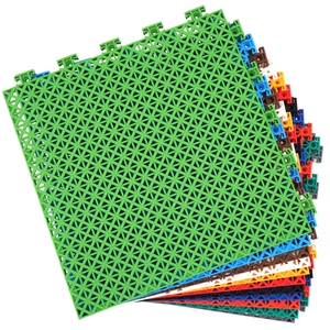 Losetas de Polímero Encajables al por Mayor, Suelo Sólido para Canchas de Baloncesto, Alfombra Plana para Gimnasios Exteriores - Product Image 3