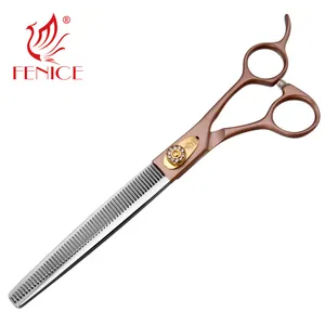 7 Inch 7.5 Inch Pet Beauty Tool Rose Gold Pet Grooming Kéo Dog Mỏng Shears