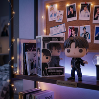 Figurine d'action tendance des Bangtan Boys RM, Ornement de collection en PVC, Modèle sur pied, Cadeau pour fans, Jouet décoratif