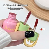 SHAQINUO Gloss à lèvres liquide mat haute pigmentation, fini velours résistant au transfert pour le maquillage quotidien