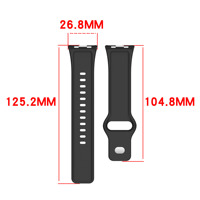 Bracelet de montre en silicone souple pour Redmi Watch 6 Lite, résistant à la transpiration, bracelet de remplacement sportif, accessoires pour montre connectée
