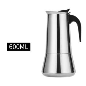 Cafetera <span class=keywords><strong>moka</strong></span> clásica de acero inoxidable, cafetera Europea portátil con calefacción - Product Image 5