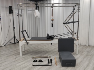Convertisseur d'équipement de fitness, siège étendu, reconfigurateur de Pilates en aluminium pour aérobic aérien complet avec Cadillac - Product Image 4