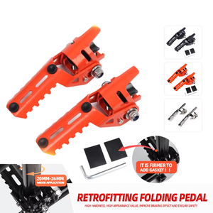 Pour <span class=keywords><strong>BMW</strong></span> R1200GS LC R1250GS R1200 GS R 1250 GS pour KTM HONDA NC750X <span class=keywords><strong>Moto</strong></span> Highway Repose-pieds avant pliables Repose-pieds à pinces - Product Image 5