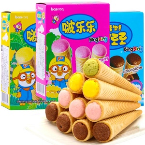 Precios al por mayor con descuento: Palitos de galleta sándwich de chocolate con forma de helado coreano <span class=keywords><strong>Bobole</strong></span> de 53.4g, dulces y bajos en grasa, en bolsa/caja. - Product Image 4