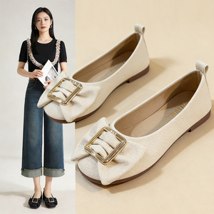 Scarpe Mary Jane con Suola Morbida per Donne Plus Size, Primavera-Autunno, per Piedi Larghi e Carnosi - Product Image 1