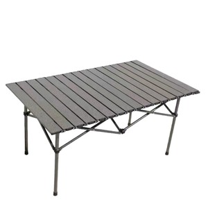 Portable Outdoor Folding <b>Table</b> Aluminum Rectangular 2 Seater Camping Picnic Use - Product Image 3