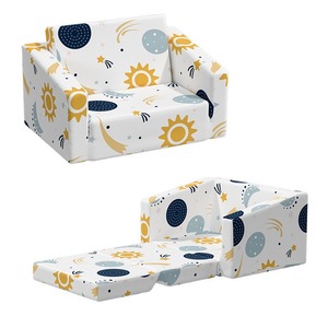 Giving Tree <b>Kids</b> <b>Sofa</b> Foldable With Sun Moon Pattern For Children Reading Corner - Product Image 5