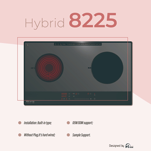 Cuisinière hybride intelligente WIFI Smart Tuya Control 2 brûleurs, plaque à induction 2 brûleurs, cuisinière intelligente double, système de sécurité avec verrouillage enfant - Product Image 4