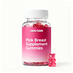 Permen Herbal OEM/ODM untuk Suplemen Payudara <span class=keywords><strong>Pink</strong></span> bagi Wanita, dengan Ekstrak Dong Quai, Akar Dandelion, dan Rasa Berry yang Lezat untuk Wanita - Product Image 1