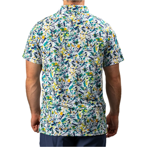<span class=keywords><strong>T</strong></span>-shirt de golf personnalisé en polyester et élasthanne avec logo imprimé, design de marque, séchage rapide, polos de golf pour hommes de haute qualité - Product Image 3