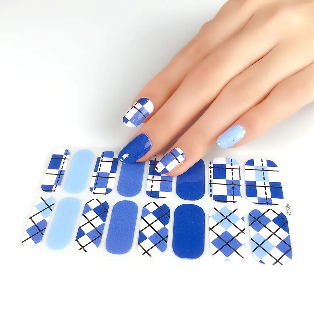 Vẻ Đẹp Sticker Nail Sticker Phổ Biến Bán Nóng Đầy Màu Sắc Nail Kết Thúc Tốt Đẹp Dễ Dàng Để Loại Bỏ Nail Polish Stickers