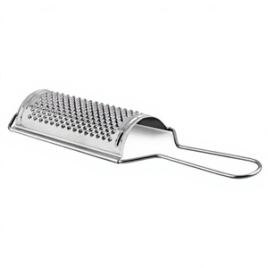 Rallador Manual Ergonómico de Acero Inoxidable Premium, Curvo, Apto para Lavavajillas, Ecológico, para Queso, Jengibre, Ajo y Cítricos - Product Image 1