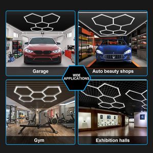 Lot de 25 lampes de garage hexagonales 144W à haute luminosité, lampes LED hexagonales pour garage, centre commercial, atelier - Product Image 5