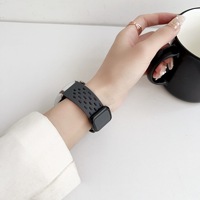 Horlogeband van ademend siliconen met magnetische vierkante gesp voor Watch4 & GT3 20mm/22mm