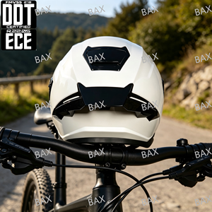 Nouveau casque de moto modulaire à visière relevable avec double visière solaire, mentonnière ouvrable et refermable, coque en ABS, toutes saisons, certifié <span class=keywords><strong>PSE</strong></span> - Product Image 4