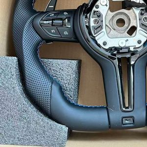 Volante de Cuero para Automóvil <span class=keywords><strong>BMW</strong></span> F30 F10 F12 F15 F36 F20 F22 F25 F32 F35 F84 M3 M5 E70 E90 M Sports, en Existencia - Product Image 4