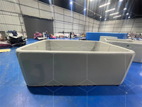 Spa gonflable en PVC avec technologie Drop Stitch, spa de massage extérieur avec pompe électrique, piscine à eau potable