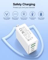 Cargador de Pared HNT OEM 40W GaN PD3.0 de 4 Puertos (2C 2A) con Carga Rápida Ultracompacto para iPhone, Samsung, Tablet, MacBook y Viajes