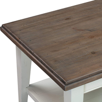 Offre Spéciale table basse classique moderne de luxe bureau un design élégant Boho-Chic bois et fer rectangulaire décor à la maison table basse en bois